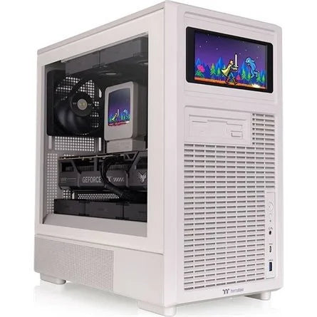 Thermaltake Retro 260 TG táp nélküli ablakos MT Mini Tower számítógépház bézs