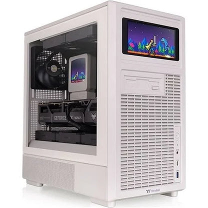 Thermaltake Retro 260 TG táp nélküli ablakos MT Mini Tower számítógépház bézs