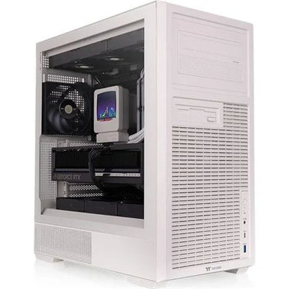 Thermaltake Retro 360 TG táp nélküli ablakos Mid Tower számítógépház bézs