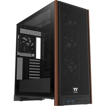 Thermaltake S370 WS táp nélküli ablakos Mid Tower számítógépház fekete