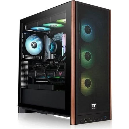 Thermaltake S370 WS táp nélküli ablakos Mid Tower számítógépház fekete