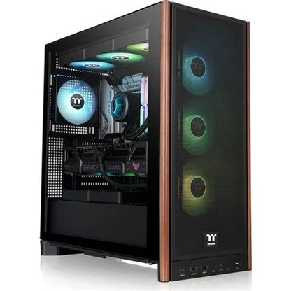 Thermaltake S370 WS táp nélküli ablakos Mid Tower számítógépház fekete
