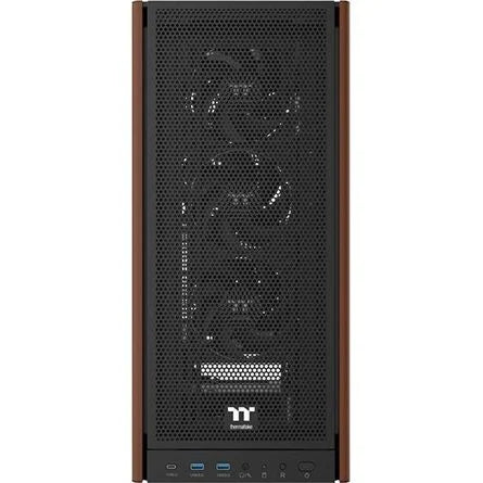 Thermaltake S370 WS táp nélküli ablakos Mid Tower számítógépház fekete
