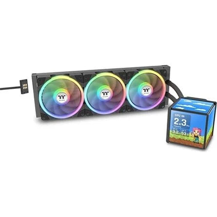 Thermaltake MINECUBE 360 Ultra ARGB Sync AIO processzor vízhűtő fekete