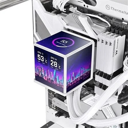 Thermaltake MINECUBE 360 Ultra ARGB Sync AIO Snow Edition processzor vízhűtő fehér