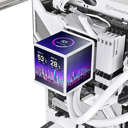 Thermaltake MINECUBE 360 Ultra ARGB Sync AIO Snow Edition processzor vízhűtő fehér