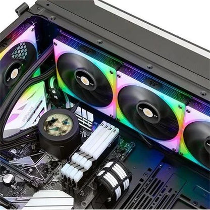 Thermaltake TOUGHLIQUID Ultra 420 RGB All-In-One processzor vízhűtő fekete
