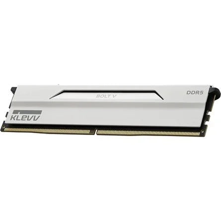KLEVV BOLT V 32GB 6000MT/s DDR5 memória CL30 Kit of 2 AMD-re optimalizált fehér