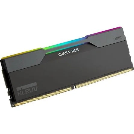 KLEVV CRAS V 32GB 6000MT/s DDR5 memória CL30 Kit of 2 AMD-re optimalizált fekete RGB