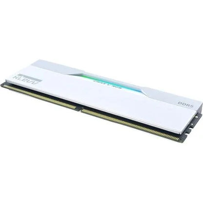 KLEVV CRAS V 32GB 6000MT/s DDR5 memória CL30 Kit of 2 AMD-re optimalizált fehér RGB