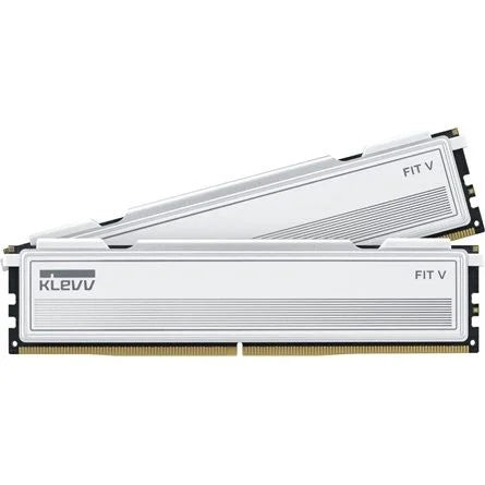 KLEVV FIT V 32GB 5600MT/s DDR5 memória CL30 Kit of 2 AMD-re optimalizált fehér