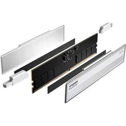 KLEVV FIT V 32GB 5600MT/s DDR5 memória CL30 Kit of 2 AMD-re optimalizált fehér