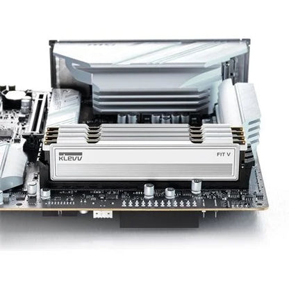 KLEVV FIT V 32GB 5600MT/s DDR5 memória CL30 Kit of 2 AMD-re optimalizált fehér