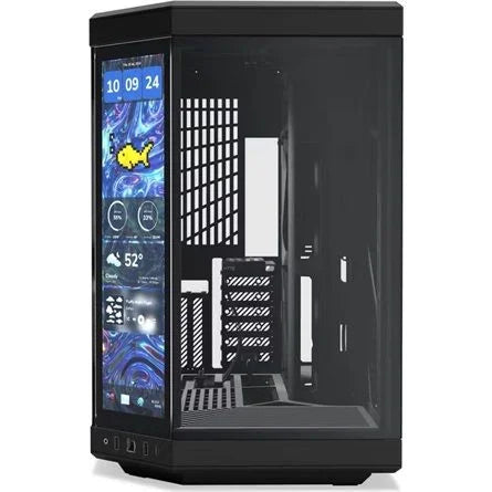 HYTE Y70 Touch Infinite táp nélküli ablakos Mid Tower számítógépház fekete (Bontott!)