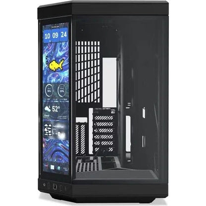HYTE Y70 Touch Infinite táp nélküli ablakos Mid Tower számítógépház fekete (Bontott!)