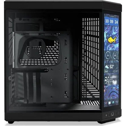 HYTE Y70 Touch Infinite táp nélküli ablakos Mid Tower számítógépház fekete (Bontott!)