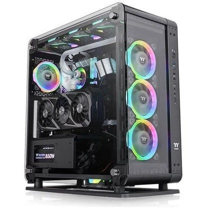 Thermaltake Core P6 TG táp nélküli ablakos Mid Tower számítógépház fekete (Sérült csomagolás!)