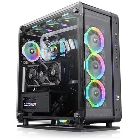 Thermaltake Core P6 TG táp nélküli ablakos Mid Tower számítógépház fekete (Sérült csomagolás!)