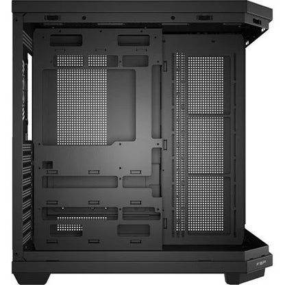 FSP U580 ARGB táp nélküli ablakos Mid Tower számítógépház fekete