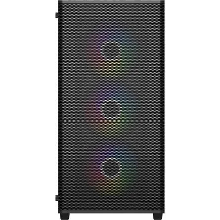 FSP M220 ARGB táp nélküli ablakos Mid Tower számítógépház fekete