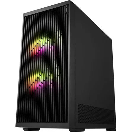 FSP M330 ARGB táp nélküli ablakos Mid Tower számítógépház fekete
