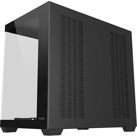 FSP M341 ARGB táp nélküli ablakos Mid Tower számítógépház fekete