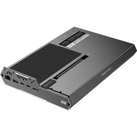 MINISFORUM DEG2 Dual OCuLink/Thunderbolt 5 grafikus dokkoló szürke