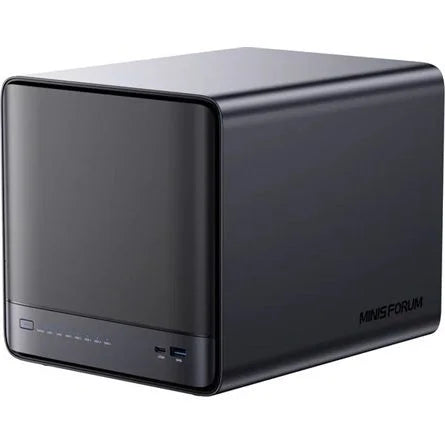 MinisForum NAS: N5 PRO-370 (0+128) AMD RYZEN AI 9 HX 370(64GB SSD FOR NAS O/S) COMBO NAS+PC,NO RAM