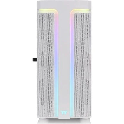 Thermaltake H590 TG ARGB Snow táp nélküli ablakos Full Tower számítógépház fehér (Bontott!)