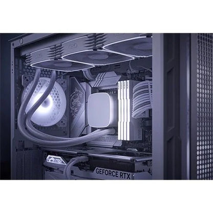 KLEVV CRAS V 64GB 6400MT/s DDR5 memória CL32 Kit of 2 fehér RGB