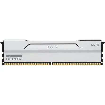 KLEVV BOLT V 64GB 6400MT/s DDR5 memória CL32 Kit of 2 fehér