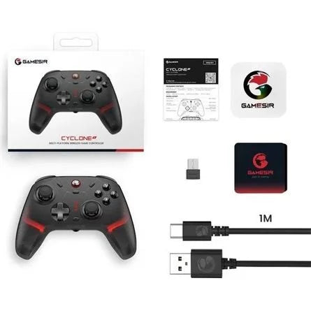 GameSir GameSir Cyclone 2 Multiplatform Bundle Bluetooth / USB / vezeték nélküli gamepad + dokkoló fekete