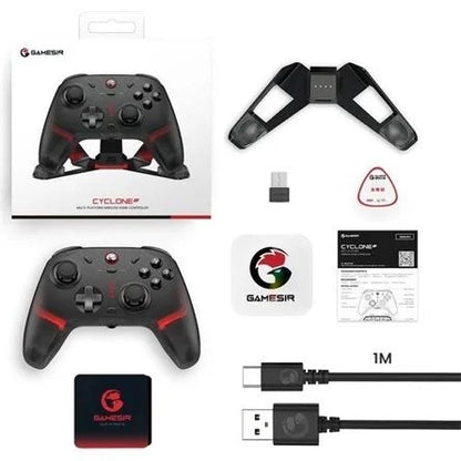 GameSir GameSir Cyclone 2 Multiplatform Bundle Bluetooth / USB / vezeték nélküli gamepad + dokkoló fekete