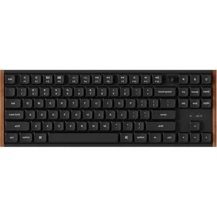 Keychron K1 Ultra 8K Bluetooth / vezeték nélküli magyar Milk POM Brown mechanikus billentyűzet fekete