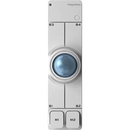 KEYCHRON NAPE PRO WIRELESS TRACKBALL MOUSE fehér