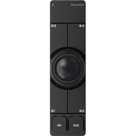 KEYCHRON NAPE PRO WIRELESS TRACKBALL MOUSE fekete