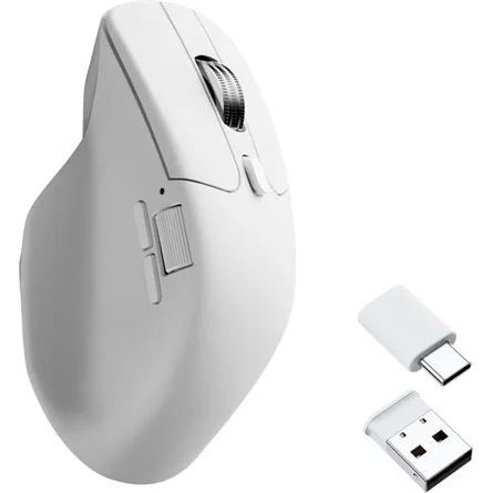 Keychron M6S optikai Bluetooth / vezeték nélküli egér fehér