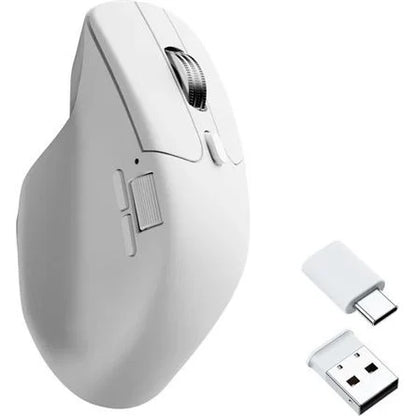 Keychron M6S optikai Bluetooth / vezeték nélküli egér fehér