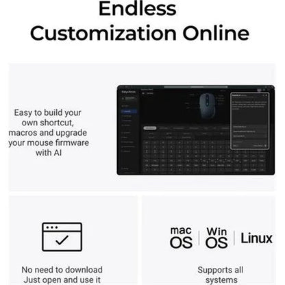 Keychron BM25 - 1K Polling Rate - PAW3212 - Black