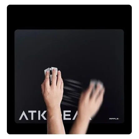 ATK LIAN eSport glass gaming egérpad fekete