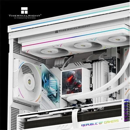 Thermalright PEERLESS VISION 360 UB ARGB processzor vízhűtő fehér