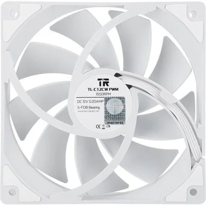 Thermalright TL-C12CW rendszerhűtő ventilátor fehér