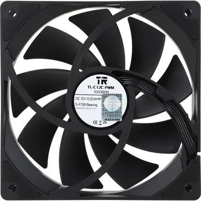 Thermalright TL-C12C*3 pack rendszerhűtő ventilátor fekete