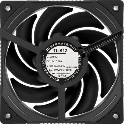 Thermalright TL-K12 rendszerhűtő ventilátor