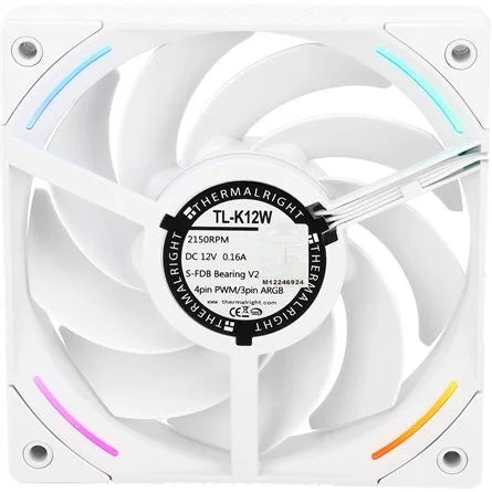 Thermalright TL-K12 rendszerhűtő ventilátor fehér