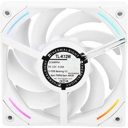 Thermalright TL-K12 rendszerhűtő ventilátor fehér