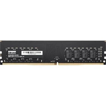 KLEVV 16GB 3200MT/s DDR4 memória CL22 fekete OEM