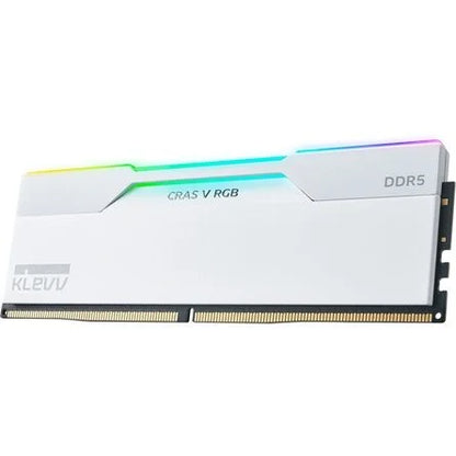 KLEVV CRAS V 32GB 6000MT/s DDR5 memória CL28 Kit of 2 AMD-re optimalizált és Intel 14 Gen és korábbi CPU-kal kompatibili