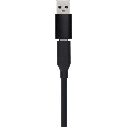 Obsbot USB-C 3.0 -> USB-C 3.0 M/M adatkábel 1.5m fekete +USB-A adapter