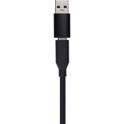 Obsbot USB-C 3.0 -> USB-C 3.0 M/M adatkábel 1.5m fekete +USB-A adapter